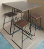 counter height table and 4 stools