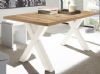 industrial dining table with x legs