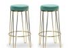 counter height 2pc gold color barstool set