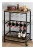 3-tier wine bar cart